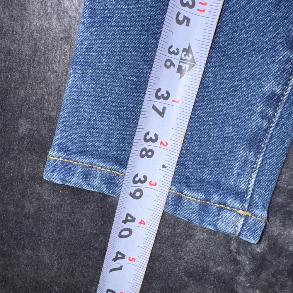 Michael Kors Selma Skinny Cargo Jeans Medium Indigo Blue Womens 2 QR49058E9Z